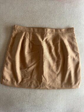 Tan Mini skirt
